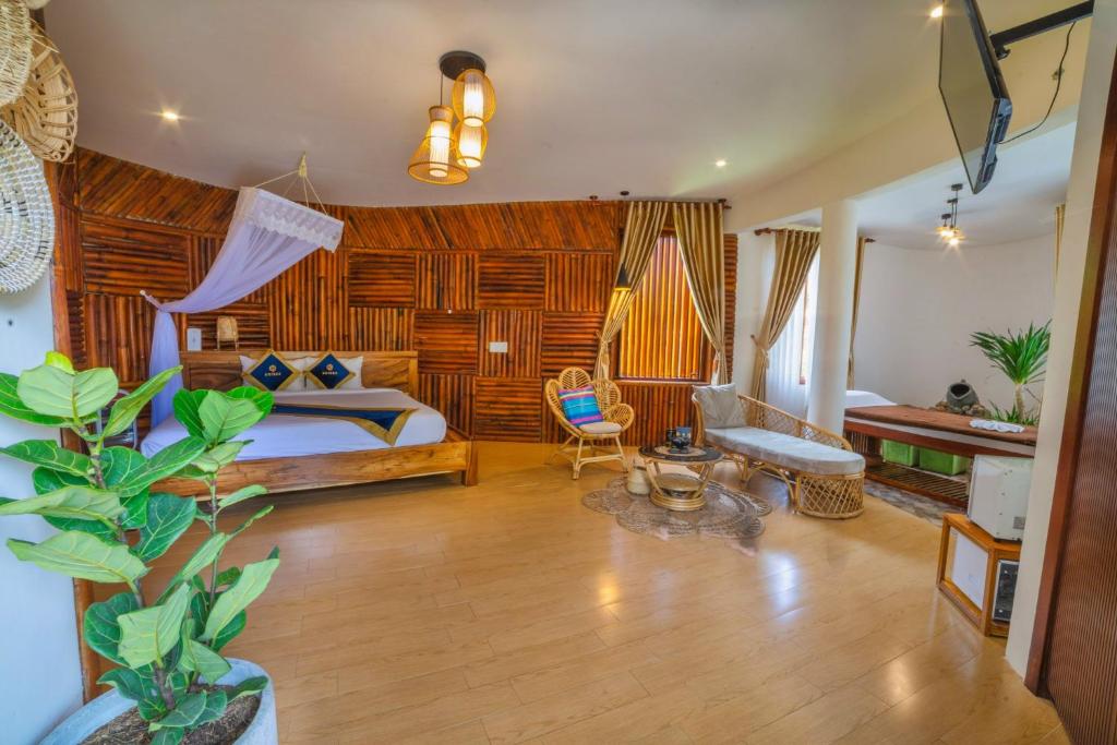 Combo 2N1Đ Đôi Dép Tea Resort 4⭐