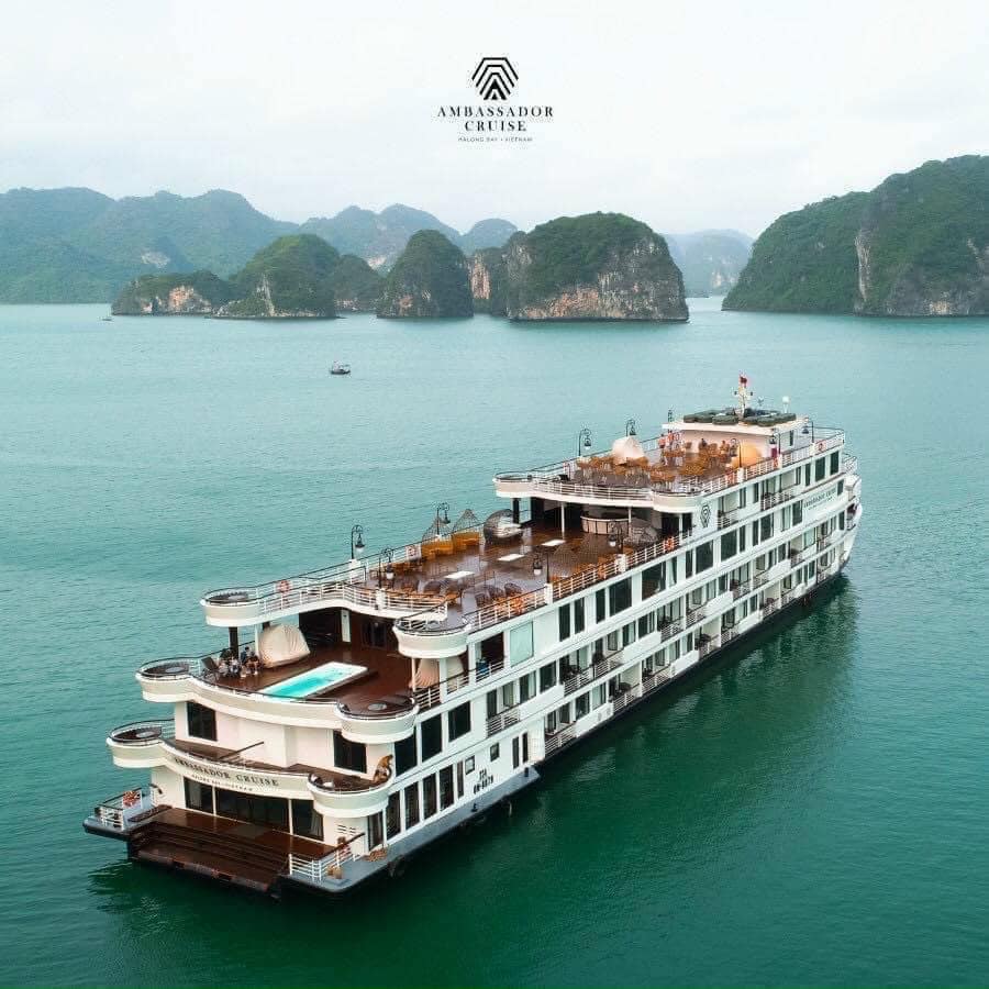 [Combo 3N2Đ] Du thuyền Ambassador + Khách sạn Citadines Marina Hạ Long
