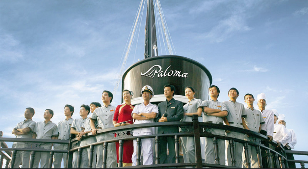 Du thuyền Paloma vịnh Bái Tử Long